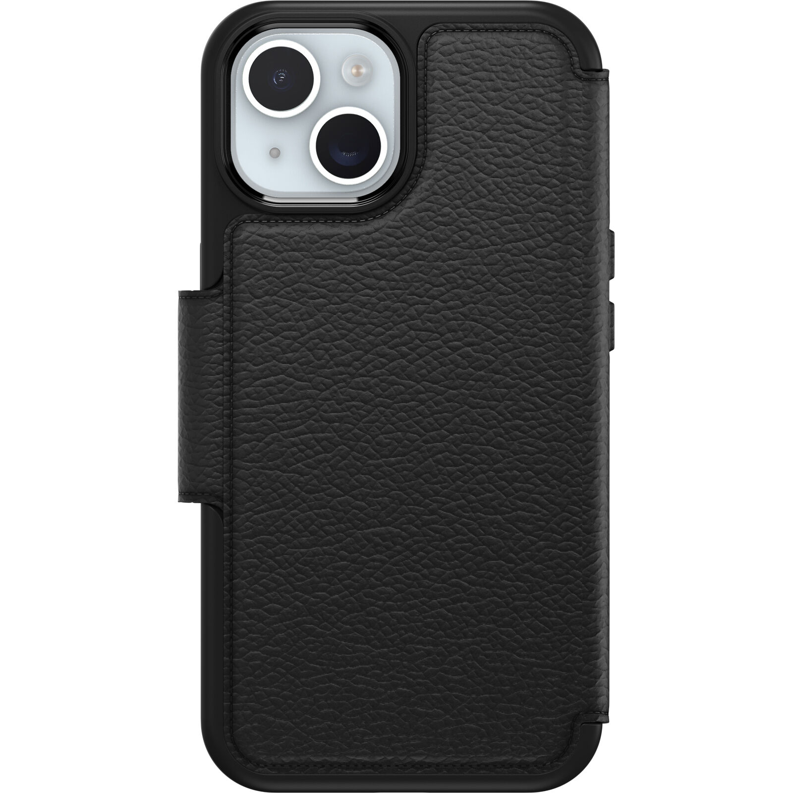 iPhone 15 black Strada Leather Phone Case OtterBox Australia