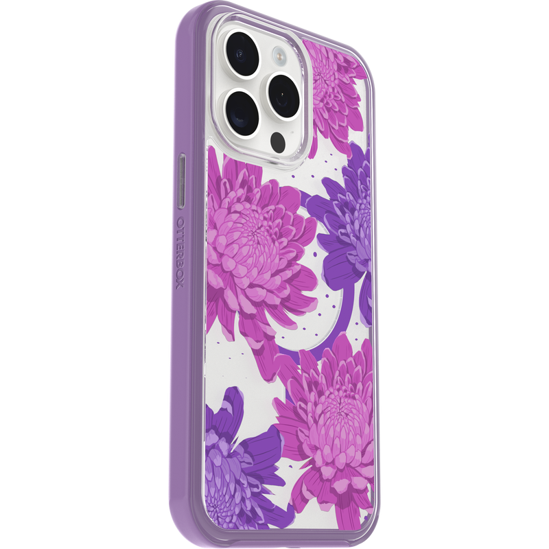 product image 3 - iPhone 15 Pro Max Case Symmetry Series Clear for MagSafe Fluttering Flora